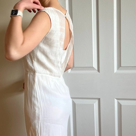 Brand New Silk White Mini Dress - Picture 6 of 7
